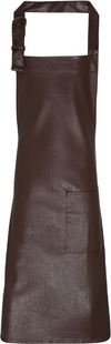 Faux Leather Bib Apron Premier PR139