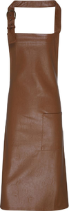 Faux Leather Bib Apron Premier PR139