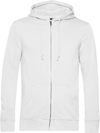 Moški Inspire organic hooded pulover z zadrgo B&C