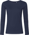 Ženska majica z dolgimi rokavi Promodoro 1565 X.O Roundneck T LSL