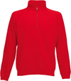 Pulover z 1/4 zadrgo Fruit of the Loom Premium Zip Neck Sweat