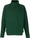 Pulover z 1/4 zadrgo Fruit of the Loom Premium Zip Neck Sweat