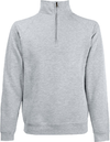 Pulover z 1/4 zadrgo Fruit of the Loom Premium Zip Neck Sweat