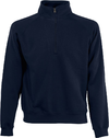 Pulover z 1/4 zadrgo Fruit of the Loom Premium Zip Neck Sweat