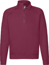 Pulover z 1/4 zadrgo Fruit of the Loom Premium Zip Neck Sweat